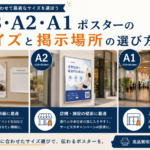 A3・A2・A1ポスターのサイズと掲示場所の選び方